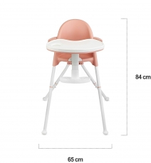 Стільчик для годування 2 в 1 Kinderkraft Pini Pink